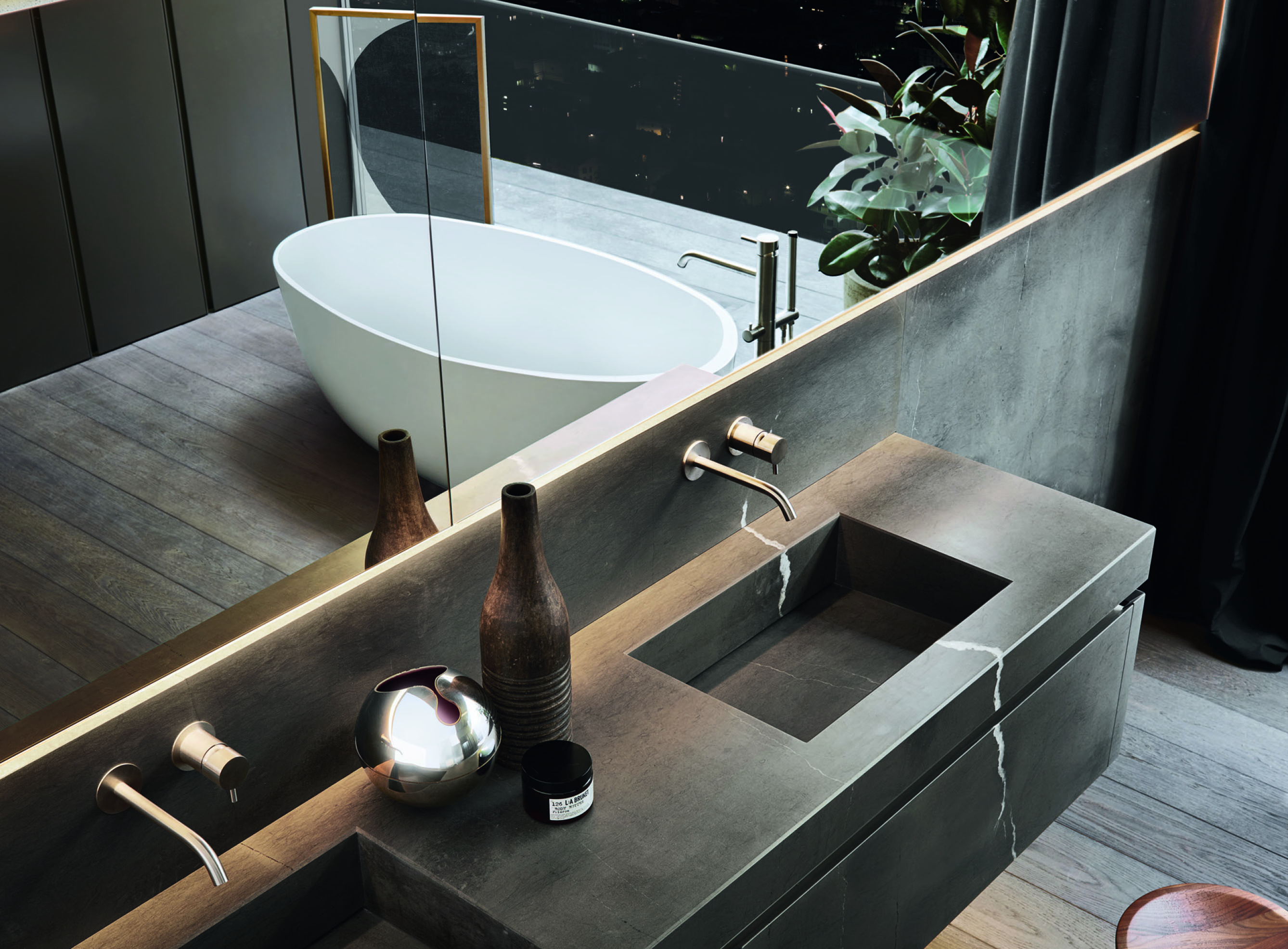 salle de bain moderne - Art et création